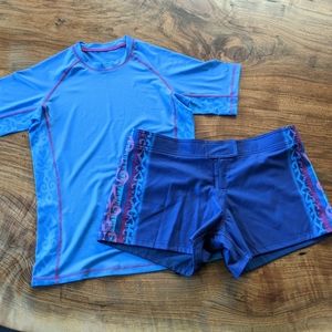 Crazy Shirts Rashie and Board Shorts